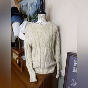 Anthropology Oona & Maud Cable Knit Sweater 94.00
